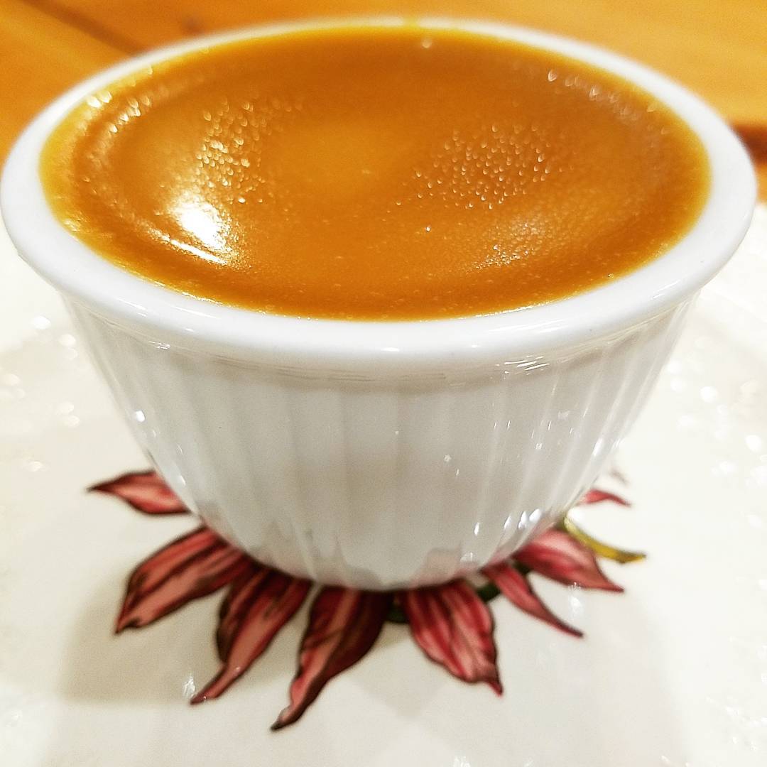 Va Bene Instagram Photo: @vabenecaffe This dessert has my <3 currently. So when I eat one, I put it on a beautiful china plate and eat it with a silver spoon #butterscotchbudino #saltedcarmel #foodporn