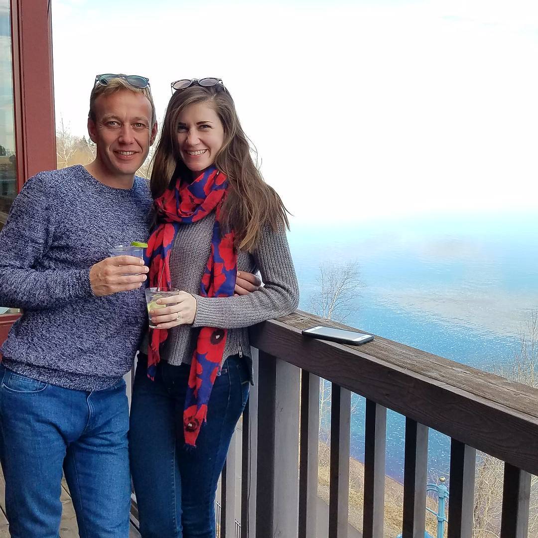 Va Bene Instagram Photo: @vabenecaffe This lovely couple wandered in and requested to be on the deck. While we aren't quite deck ready, these hearty souls took their drinks out to stand and admire the view? #firstdeckguests